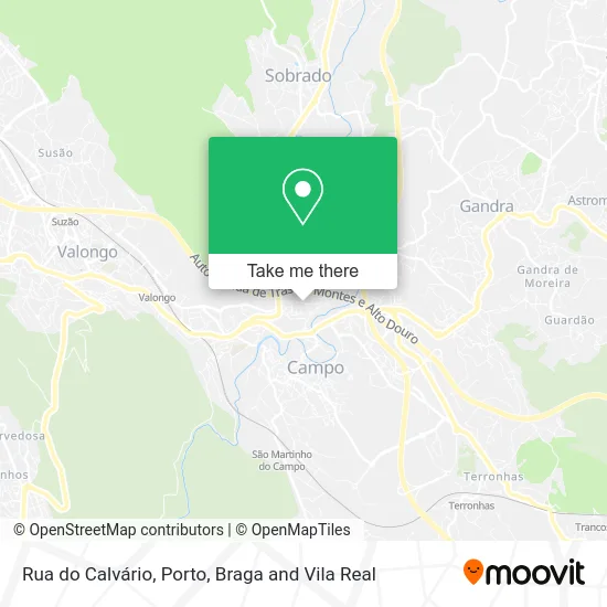 Rua do Calvário map