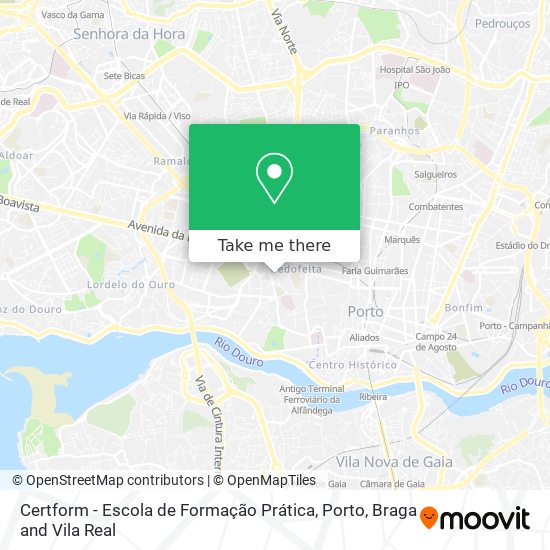 Certform - Escola de Formação Prática map