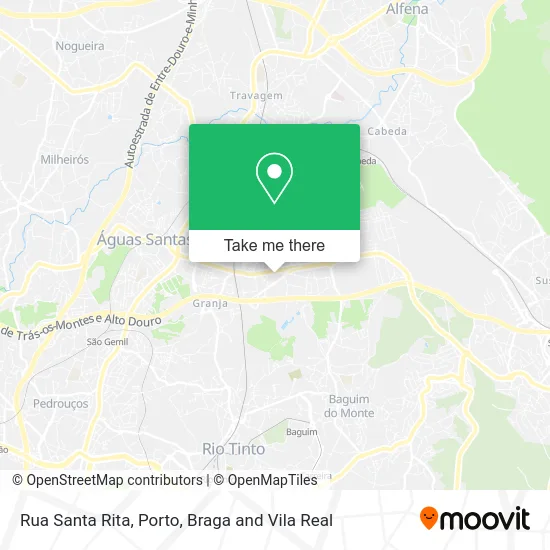 Rua Santa Rita map
