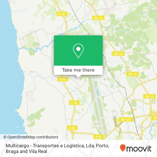 Multicargo - Transportes e Logística, Lda map