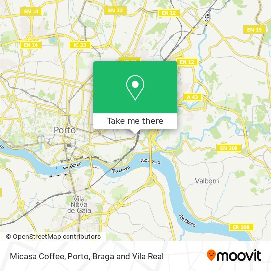 Micasa Coffee map