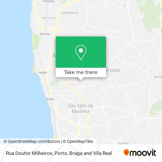 Rua Doutor Milheiros map