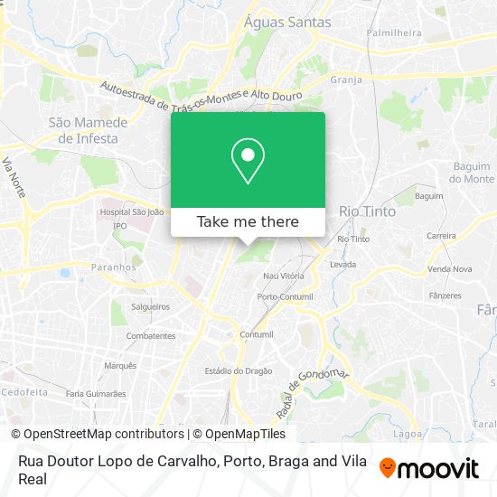 Rua Doutor Lopo de Carvalho map
