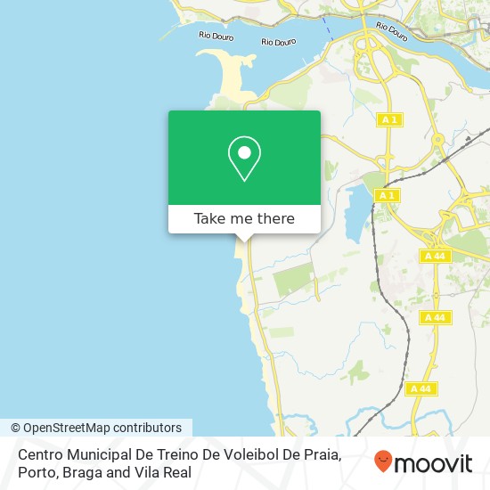 Centro Municipal De Treino De Voleibol De Praia map