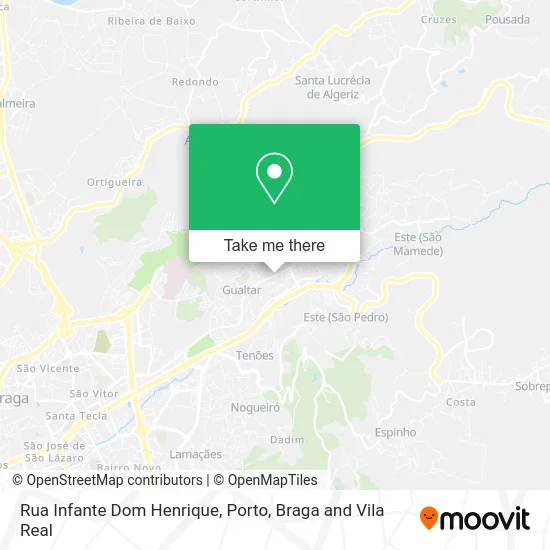 Rua Infante Dom Henrique map
