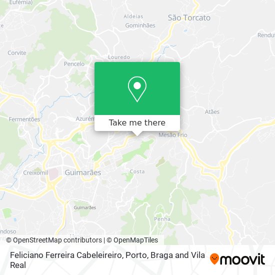 Feliciano Ferreira Cabeleireiro mapa