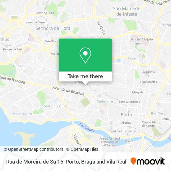 Rua de Moreira de Sá 15 map