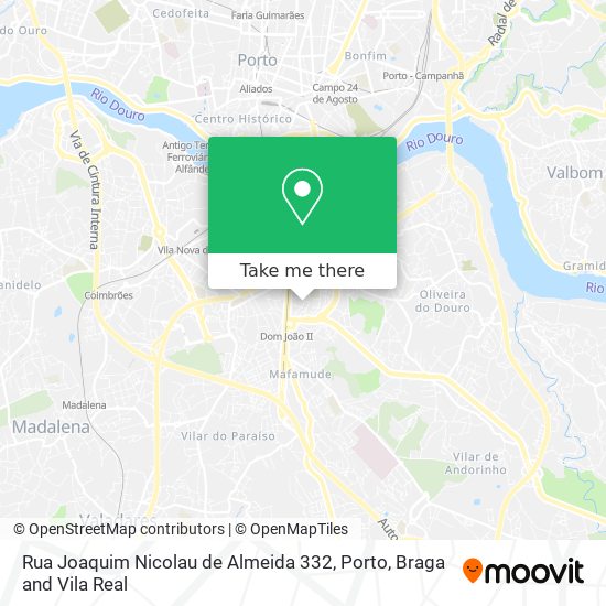 Rua Joaquim Nicolau de Almeida 332 map