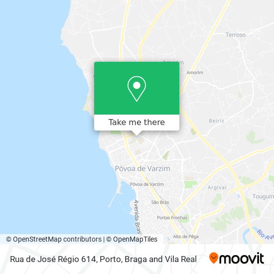 Rua de José Régio 614 map