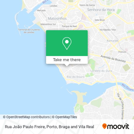 Rua João Paulo Freire map