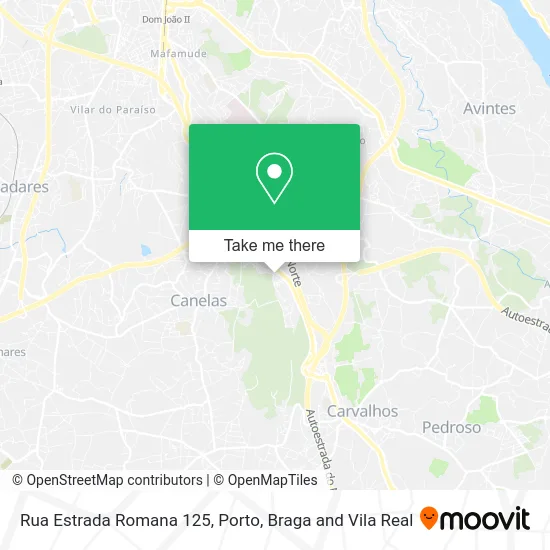 Rua Estrada Romana 125 map