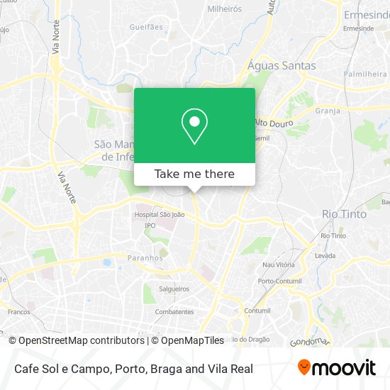 Cafe Sol e Campo map