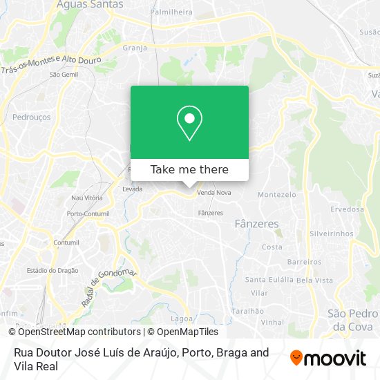 Rua Doutor José Luís de Araújo map