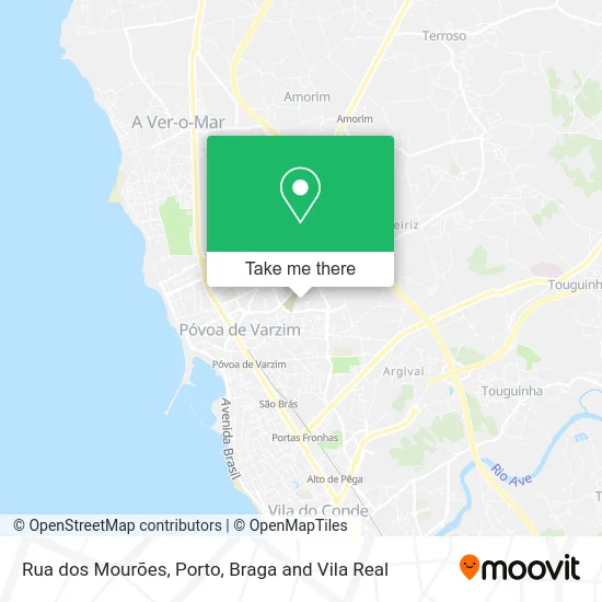 Rua dos Mourões map