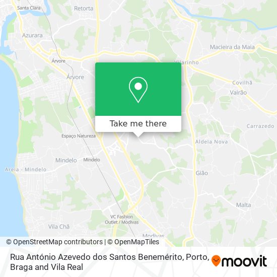 Rua António Azevedo dos Santos Benemérito map