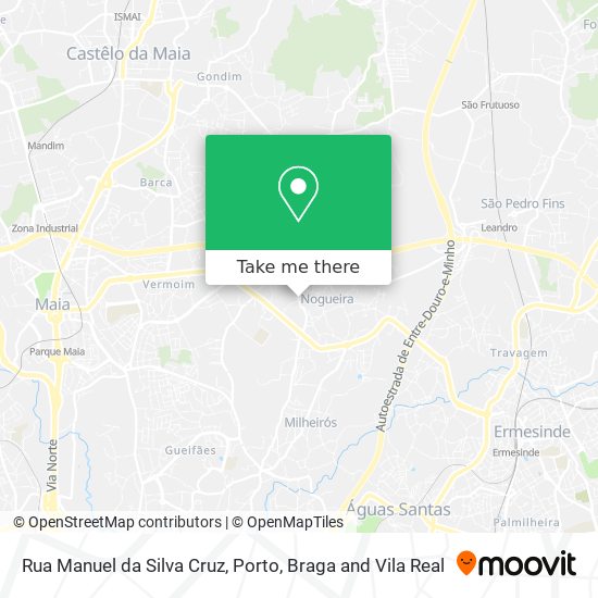 Rua Manuel da Silva Cruz map