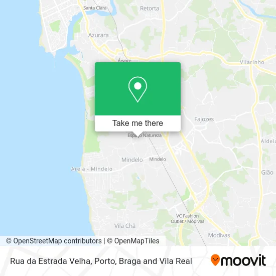 Rua da Estrada Velha map