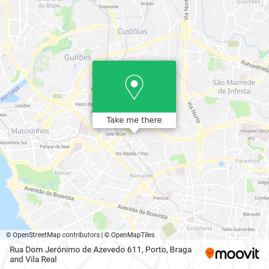 Rua Dom Jerónimo de Azevedo 611 map