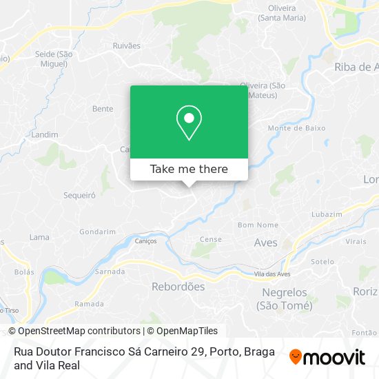 Rua Doutor Francisco Sá Carneiro 29 mapa