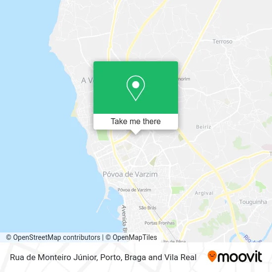 Rua de Monteiro Júnior map