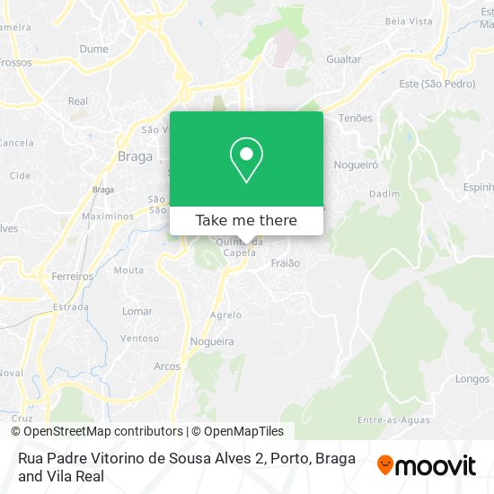 Rua Padre Vitorino de Sousa Alves 2 mapa