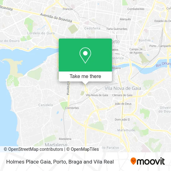 Holmes Place Gaia map