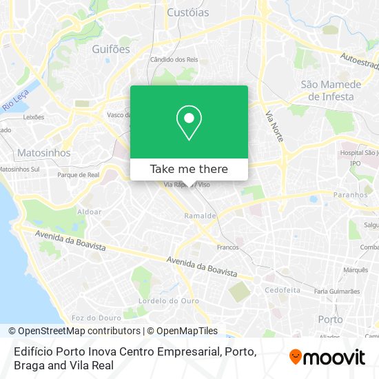 Edifício Porto Inova Centro Empresarial mapa