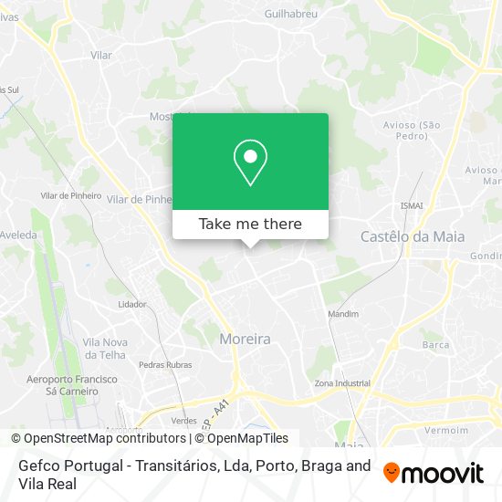 Gefco Portugal - Transitários, Lda map