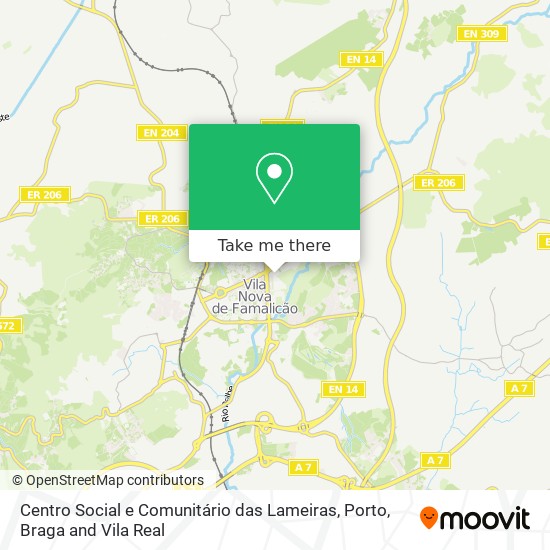 Centro Social e Comunitário das Lameiras map