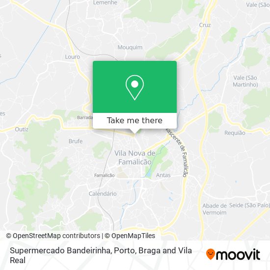 Supermercado Bandeirinha map