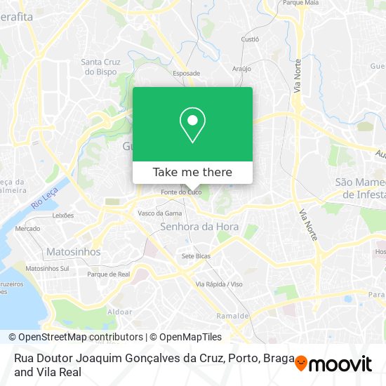 Rua Doutor Joaquim Gonçalves da Cruz map