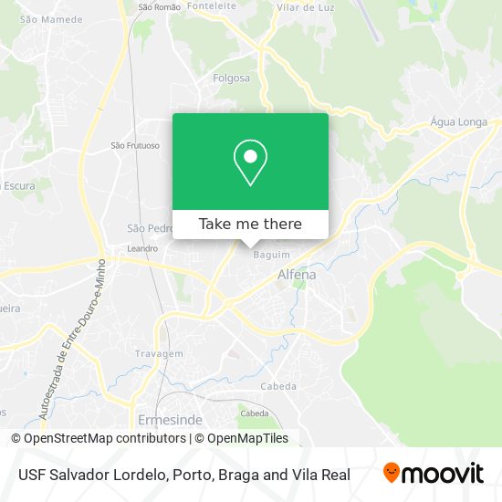 USF Salvador Lordelo mapa