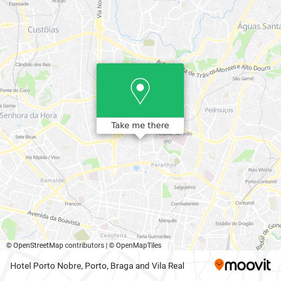 Hotel Porto Nobre map