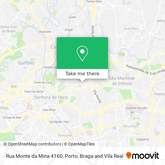 Rua Monte da Mina 4160 map