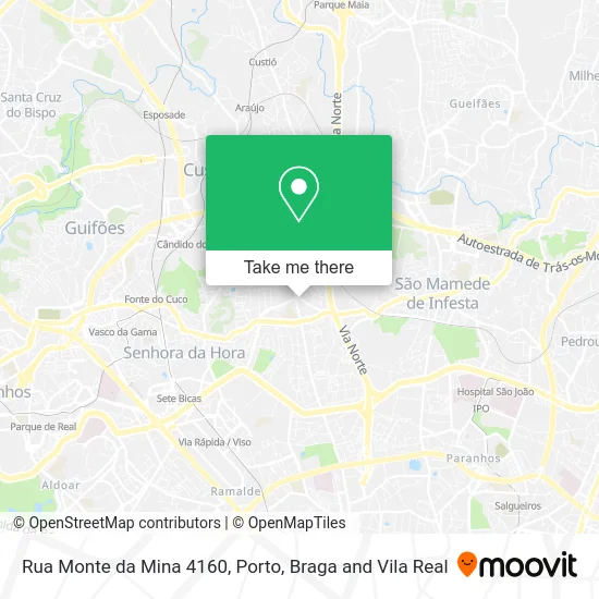 Rua Monte da Mina 4160 map