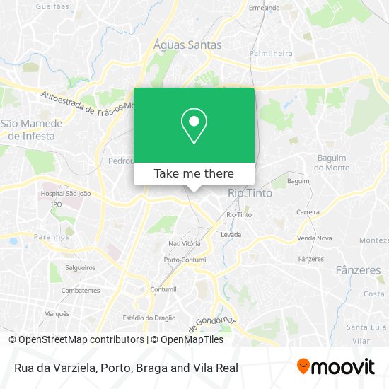 Rua da Varziela map