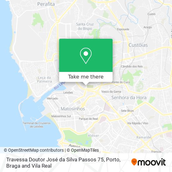 Travessa Doutor José da Silva Passos 75 map