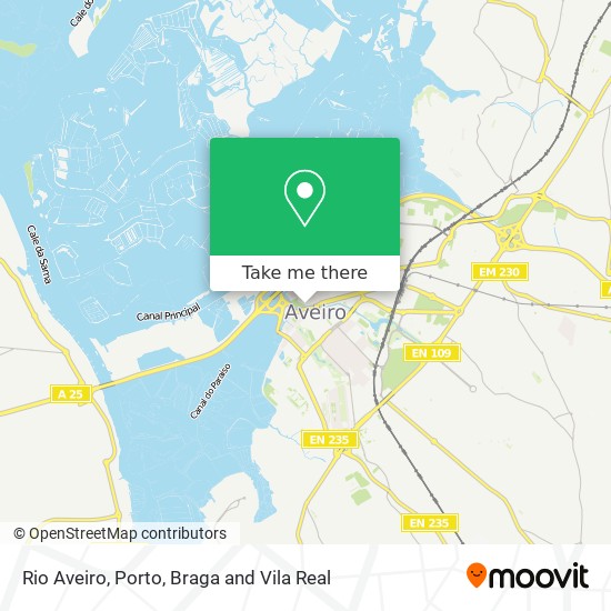 Rio Aveiro map