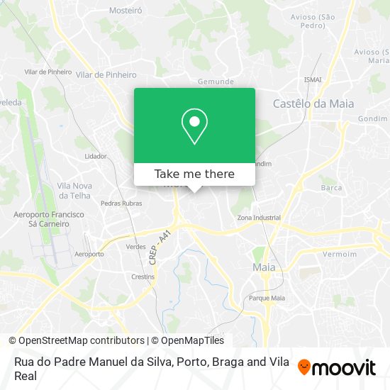 Rua do Padre Manuel da Silva map