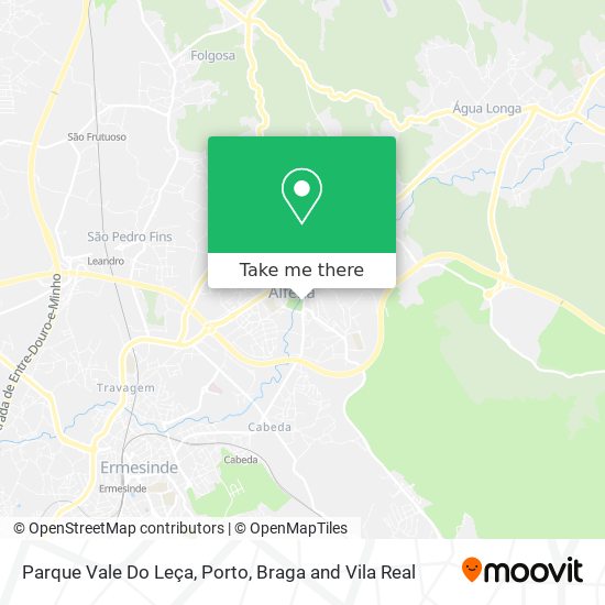 Parque Vale Do Leça map