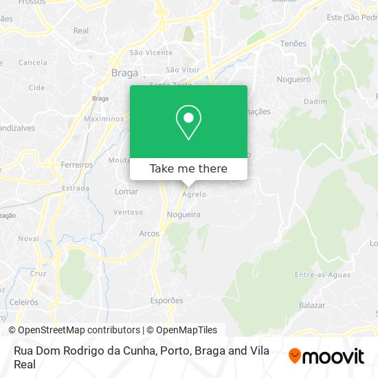 Rua Dom Rodrigo da Cunha map