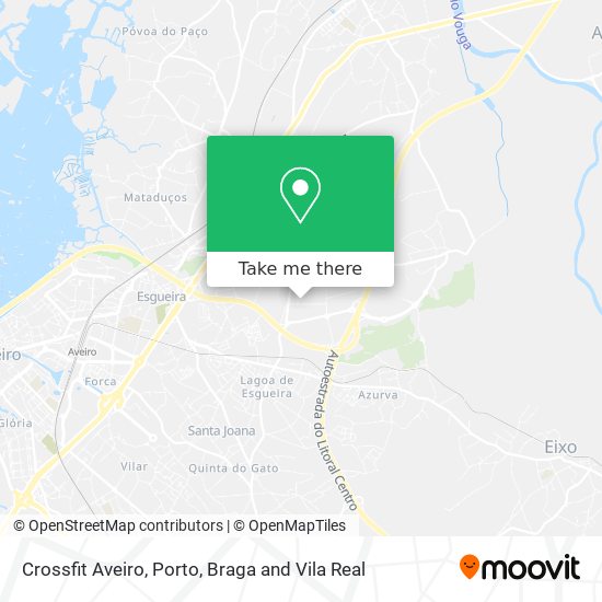 Crossfit Aveiro map