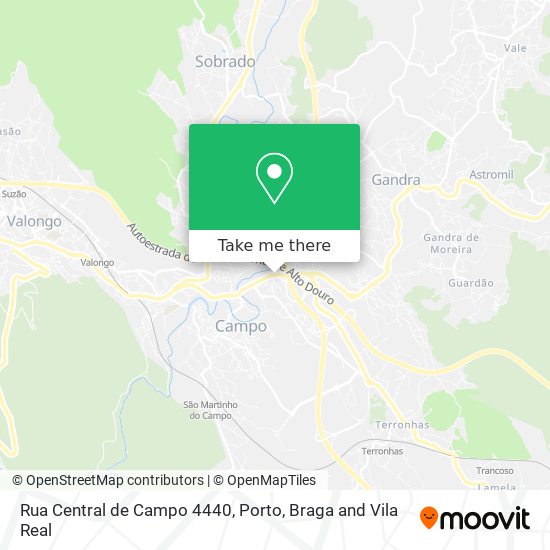 Rua Central de Campo 4440 mapa