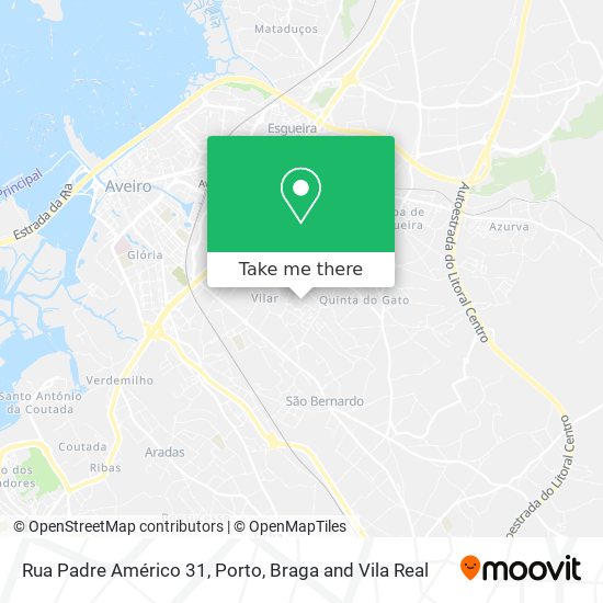 Rua Padre Américo 31 map
