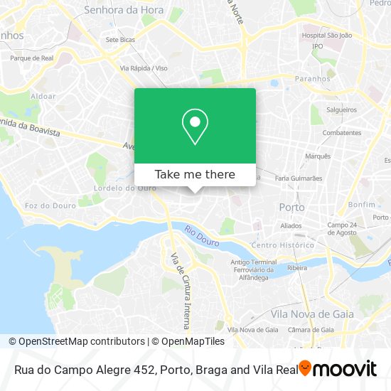 Rua do Campo Alegre 452 map