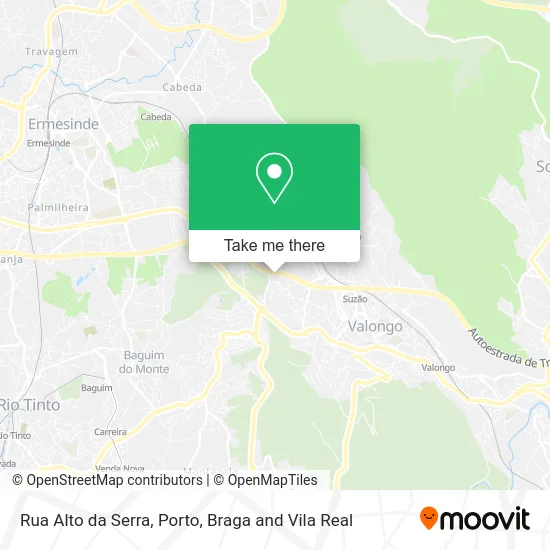 Rua Alto da Serra map