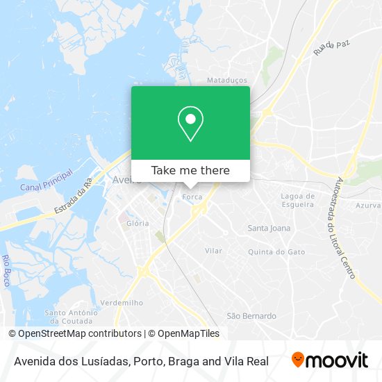 Avenida dos Lusíadas map