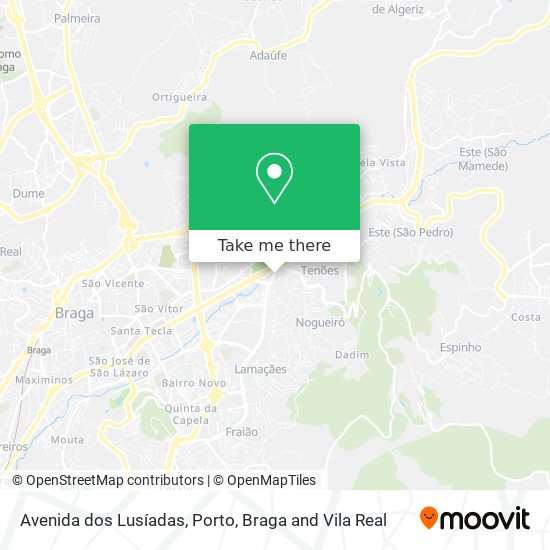 Avenida dos Lusíadas map
