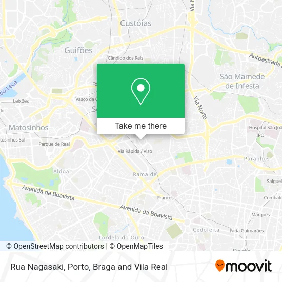 Rua Nagasaki map