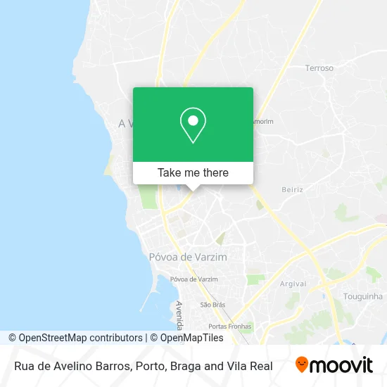 Rua de Avelino Barros map